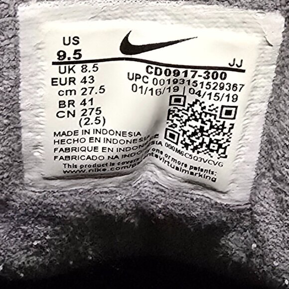 Nike CD0917-300 Air Max 90 QS "VIOTECH" Multicolor Lucid Green-Grey Sz 9.5US - Picture 9 of 10